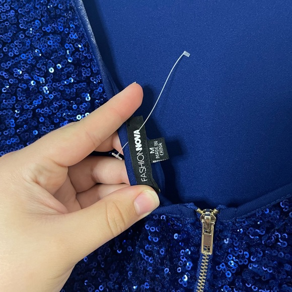 NWOT Fashion nova sequin dress - Picture 4 of 4